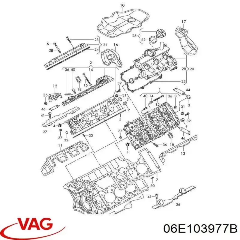 Купити 06E103977B VAG 