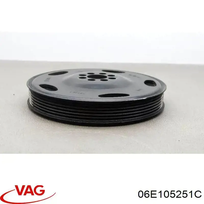 Шків колінвала (демпфер ) VAG 06E105251C ціна, від 31.67 USD