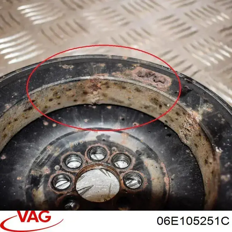 Купити 06E105251C VAG Шків колінчастого вала
