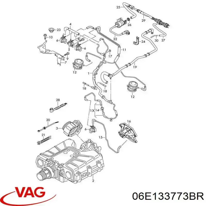  VAG 06E133773BR ціна, від 5.07 USD