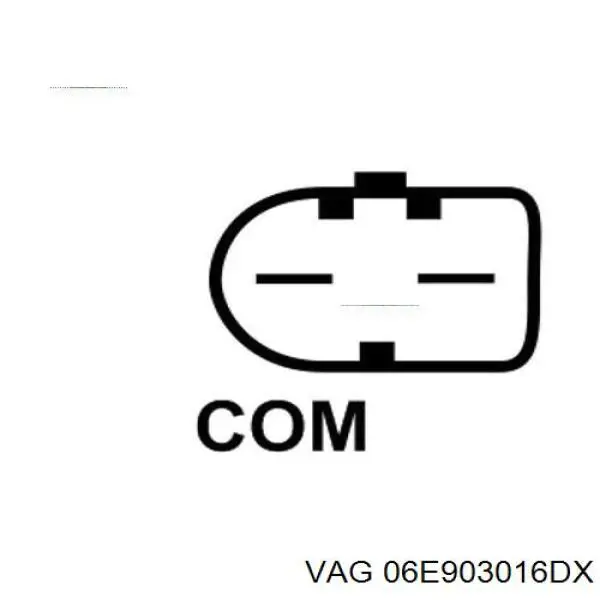 Генератор 06E903016DX VAG