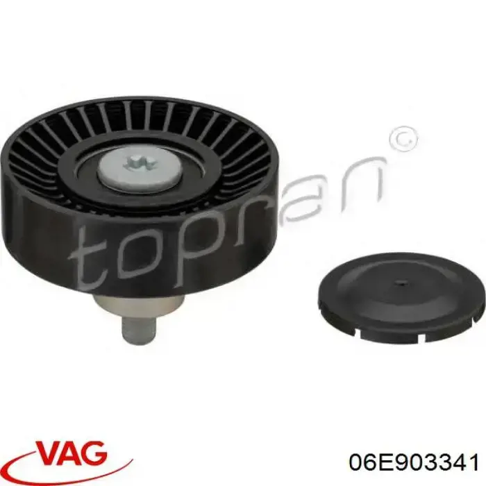 Ролик приводного ременя, паразитний VAG 06E903341 ціна, від 675.5 UAH