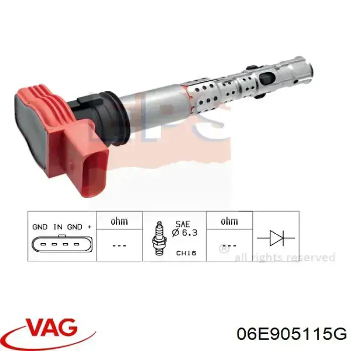 Котушка VAG 06E905115G