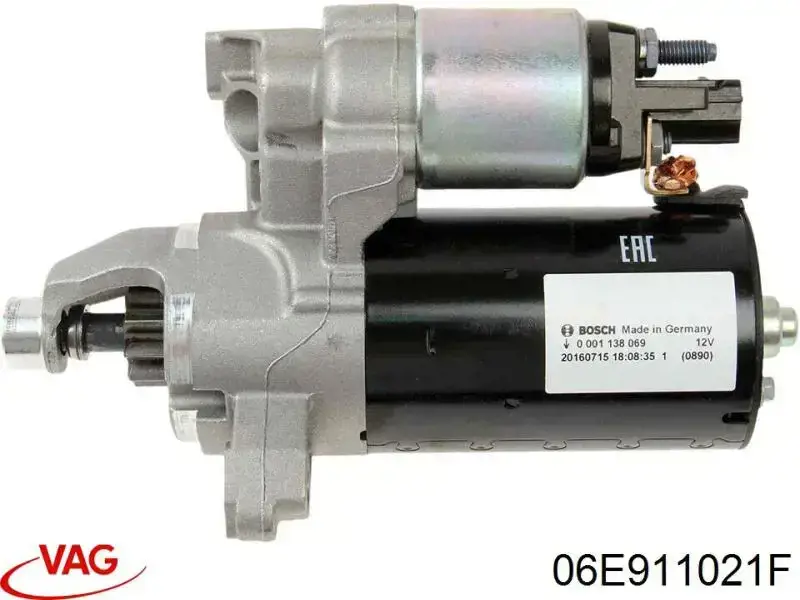 Стартер VAG 06E911021F ціна, від 40.54 USD