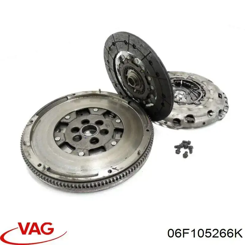 Купити 6F105266K VAG Маховик із зубчастим ободом в зборі