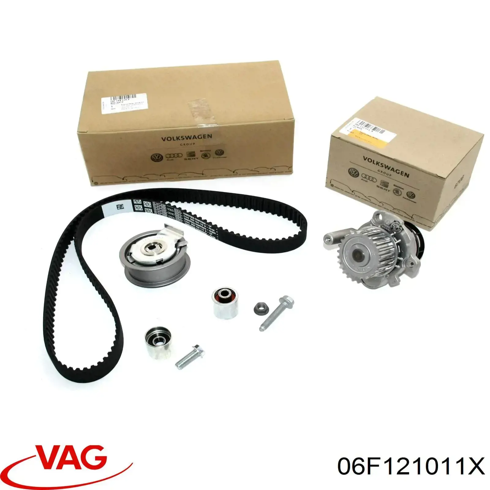 Помпа охолодження VAG 06F121011X ціна, від 39.61 USD