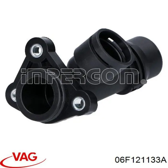 Фланець системи охолодження (трійник) VAG 06F121133A ціна, від 13.94 USD