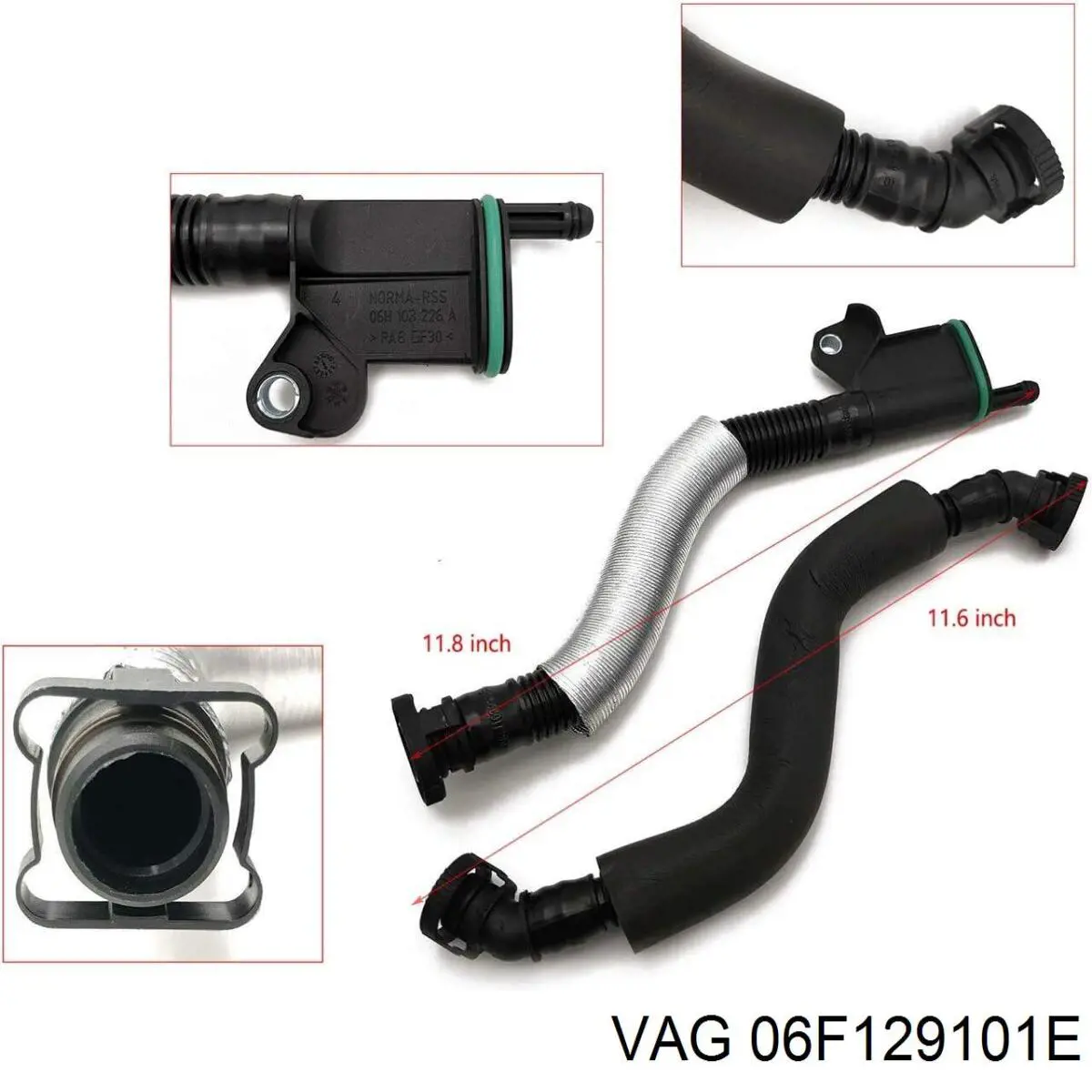 Купити 06F129101E VAG Клапан PCV вентиляції картера