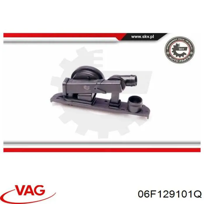 06F129101Q VAG клапан pcv (вентиляції картерних газів)