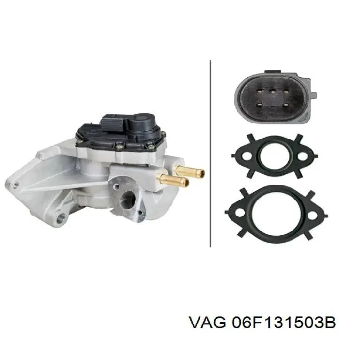 Клапан ЄГР 06F131503B VAG