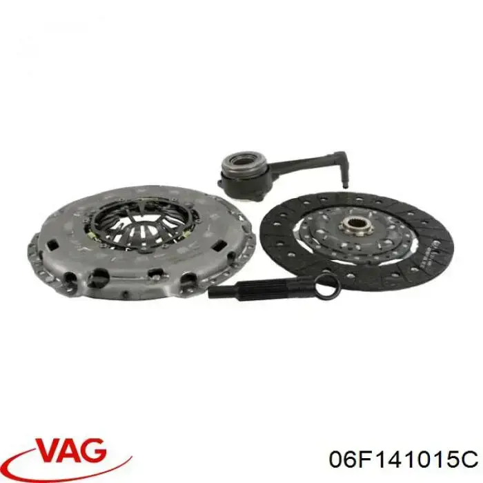 06F141015C VAG комплект зчеплення (3 частини)