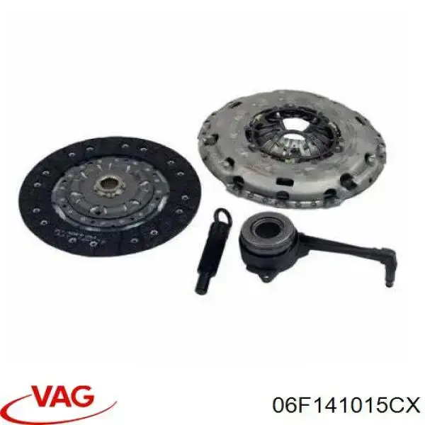 06F141015CX VAG комплект зчеплення (3 частини)