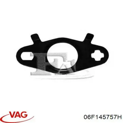 Прокладка шланга відводу масла від турбіни VAG 06F145757H ціна, від 1.47 USD