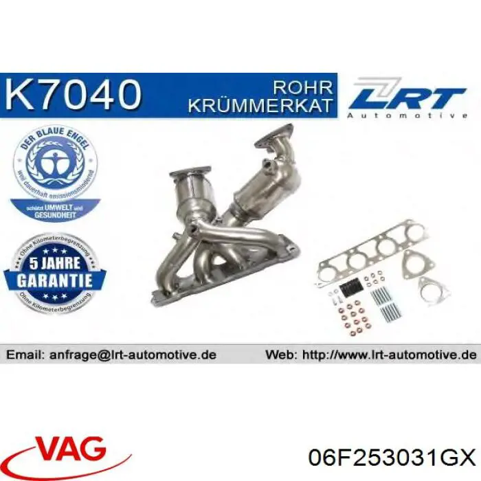 BM91765H BM Catalysts Система випуску газів двигуна