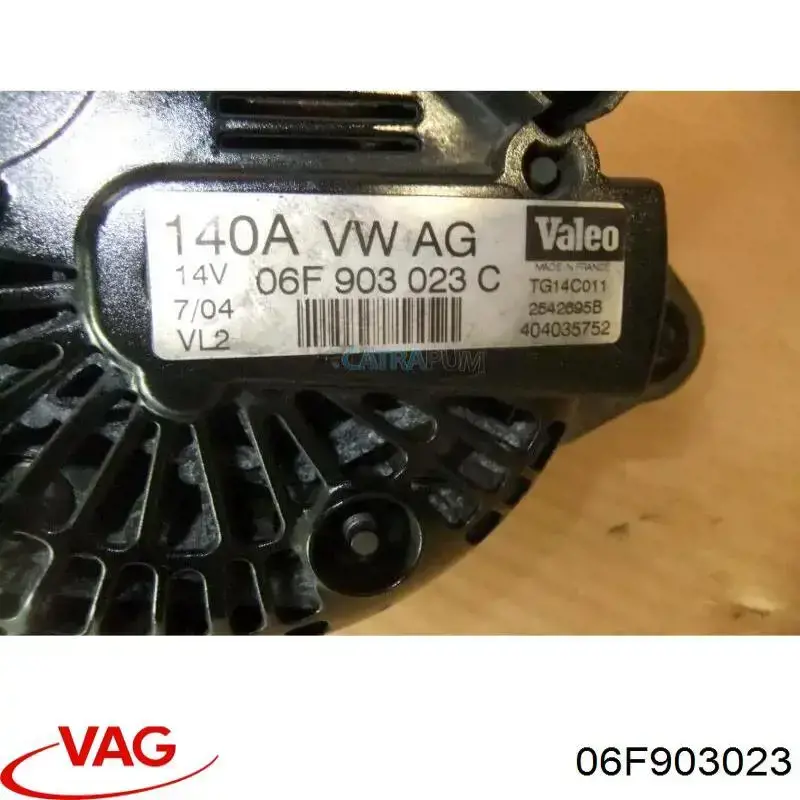 06F903023 VAG генератор