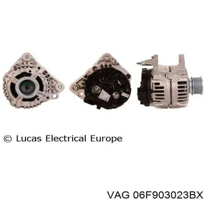 Генератор VAG 06F903023BX ціна, від 113.40 USD