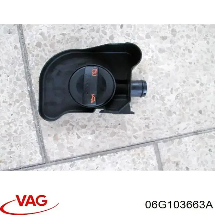 Купити 06G103663A VAG Направляюча щупа-індикатора рівня масла в двигуні