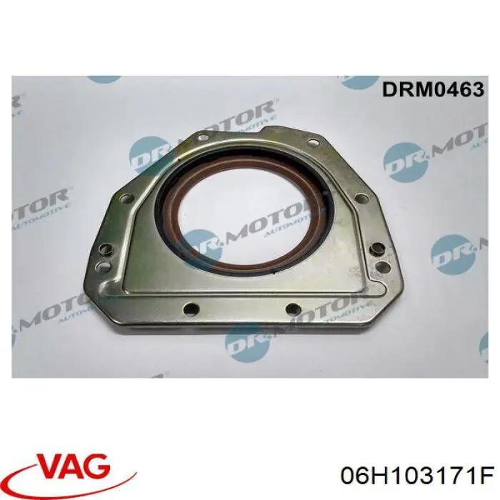 06H103171F VAG Сальник коленвала корінний