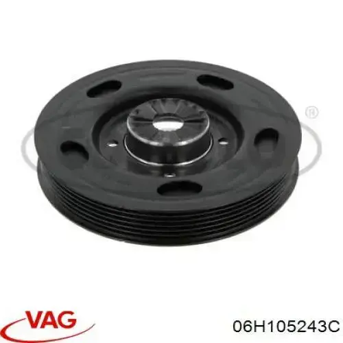 Шків колінвала (демпфер ) VAG 06H105243C ціна, від 21.59 USD