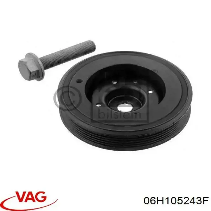 Купити 06H105243F VAG Шків колінчастого вала