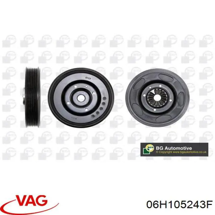 Шків колінвала 06H105243F VAG