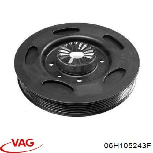 06H105243F VAG Демпфер колінвалу