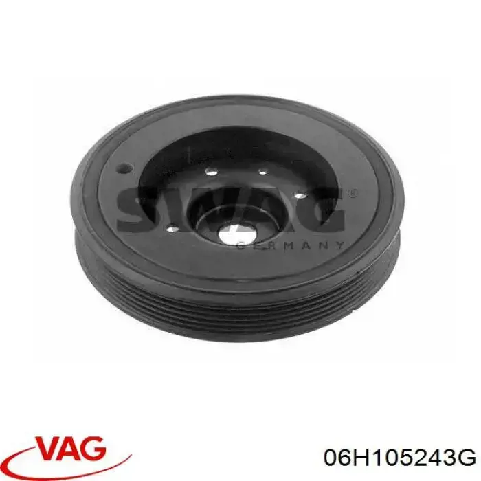 Шків колінвала (демпфер ) VAG 06H105243G ціна, від 25.33 USD