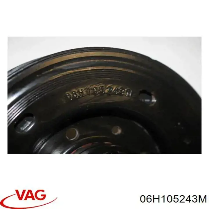 Купити 06H105243M VAG Шків колінчастого вала