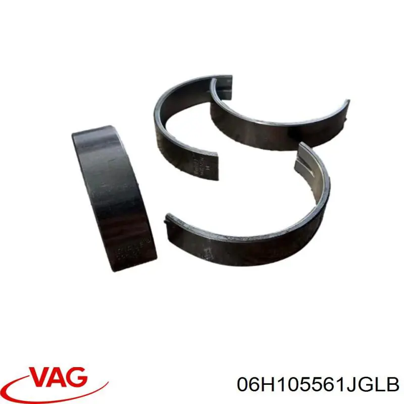 06H105561FGLB VAG вкладиші колінвала, корінні, комплект, стандарт (std)