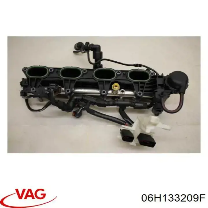 06H133209F VAG Колектор впускний нижній