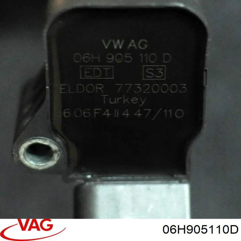 Котушка запалювання 06H905110D VAG