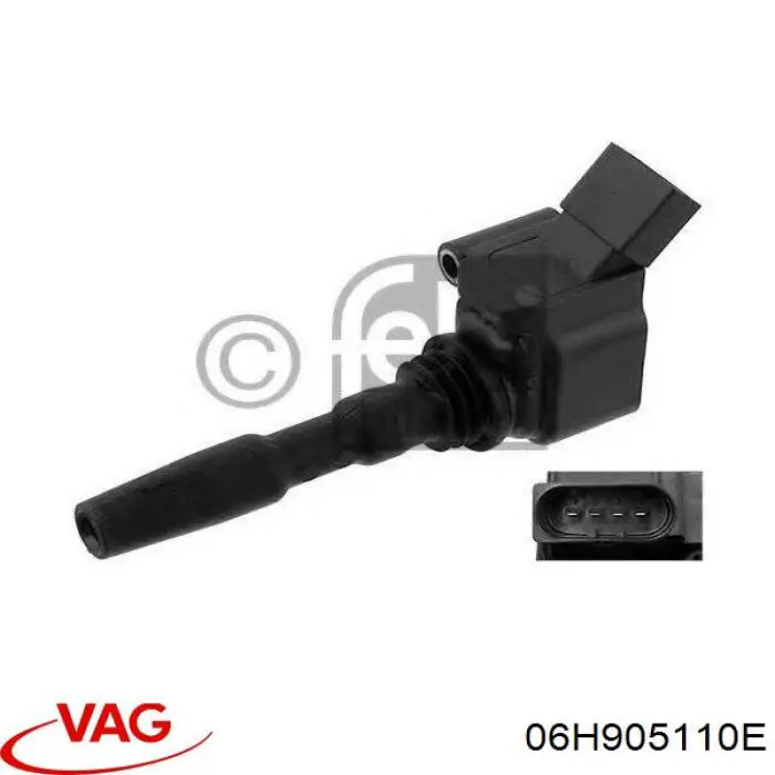 Купити 06H905110E VAG Котушка запалювання