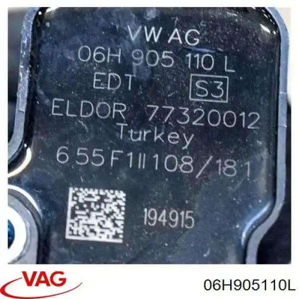 Котушка запалювання 06H905110L VAG