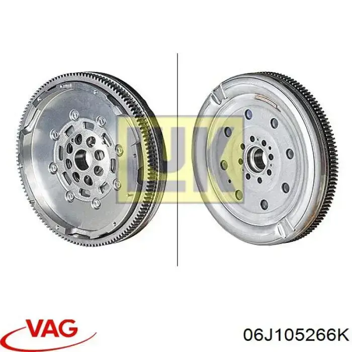 Купити 06J105266K VAG Маховик із зубчастим ободом в зборі
