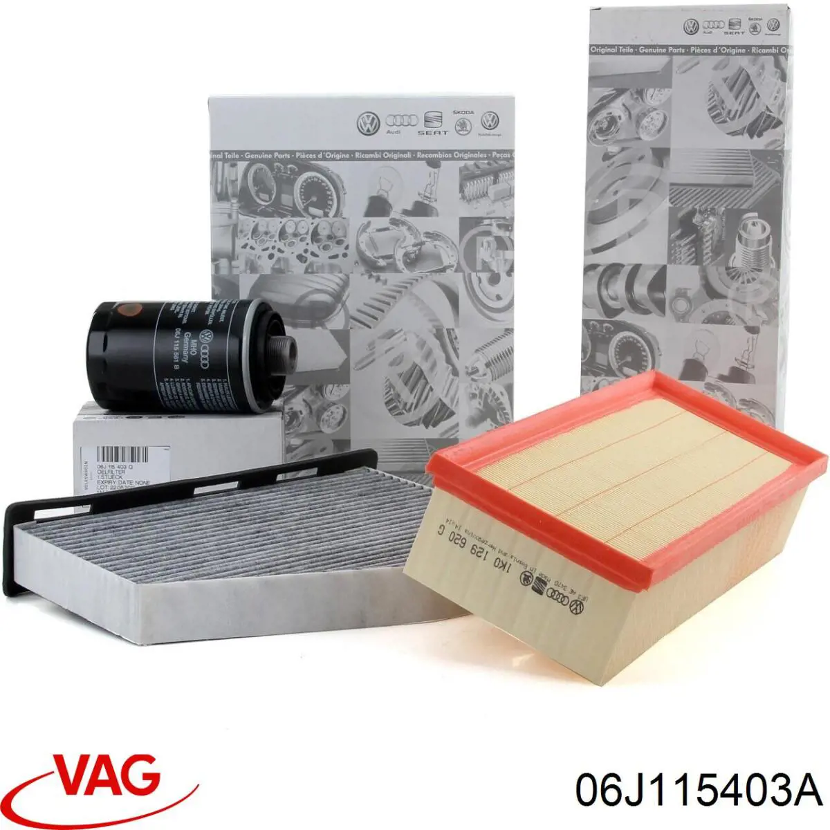 Купити 06J115403A VAG Фільтр очищення масла відцентровий