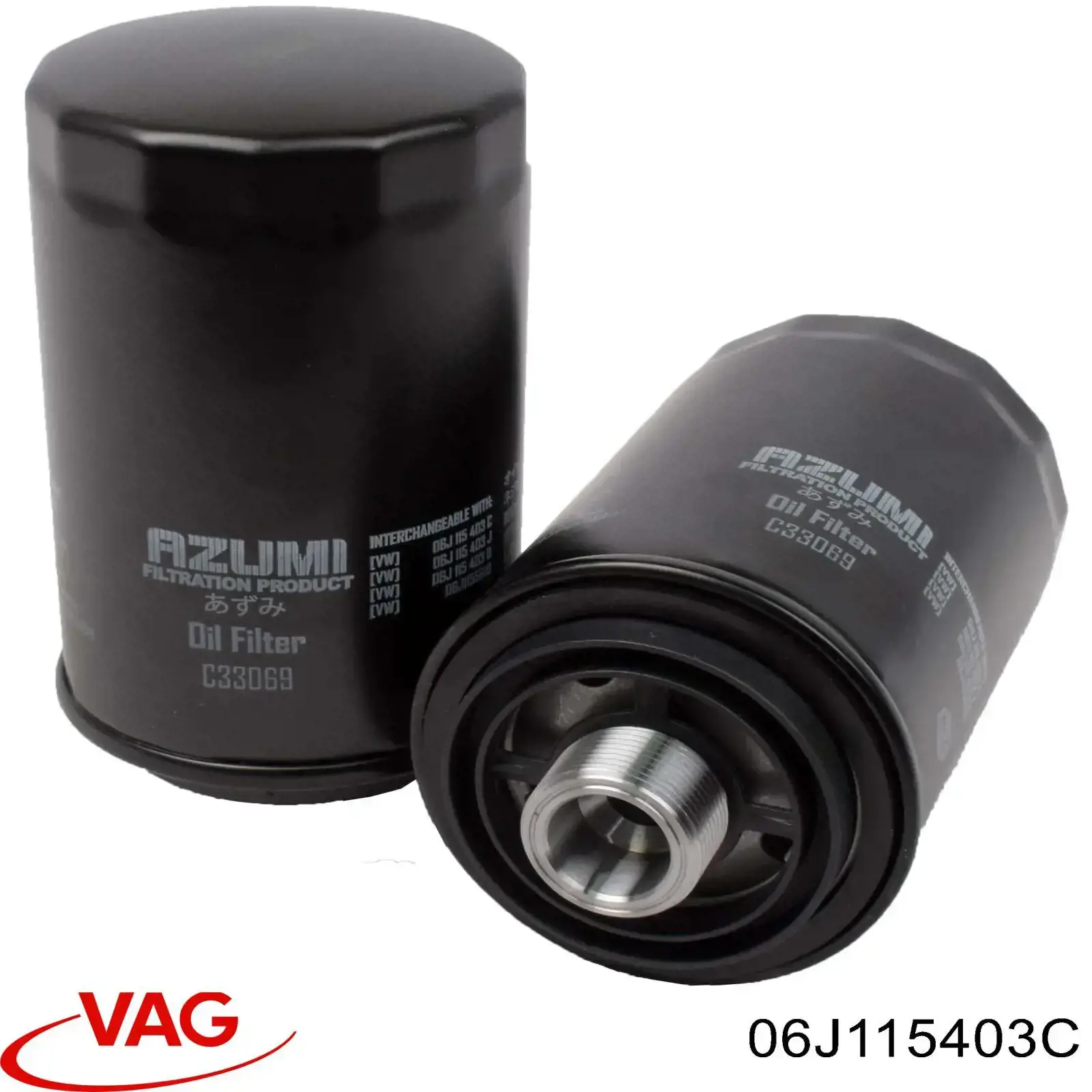 Масляний фільтр двигуна VAG 06J115403C ціна, від 9.94 USD