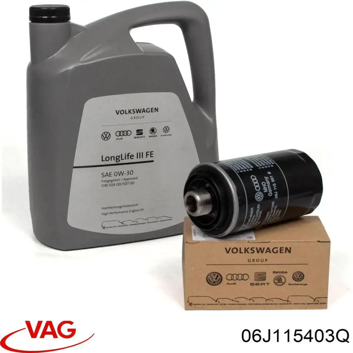 Купити 06J115403Q VAG Фільтр очищення масла відцентровий