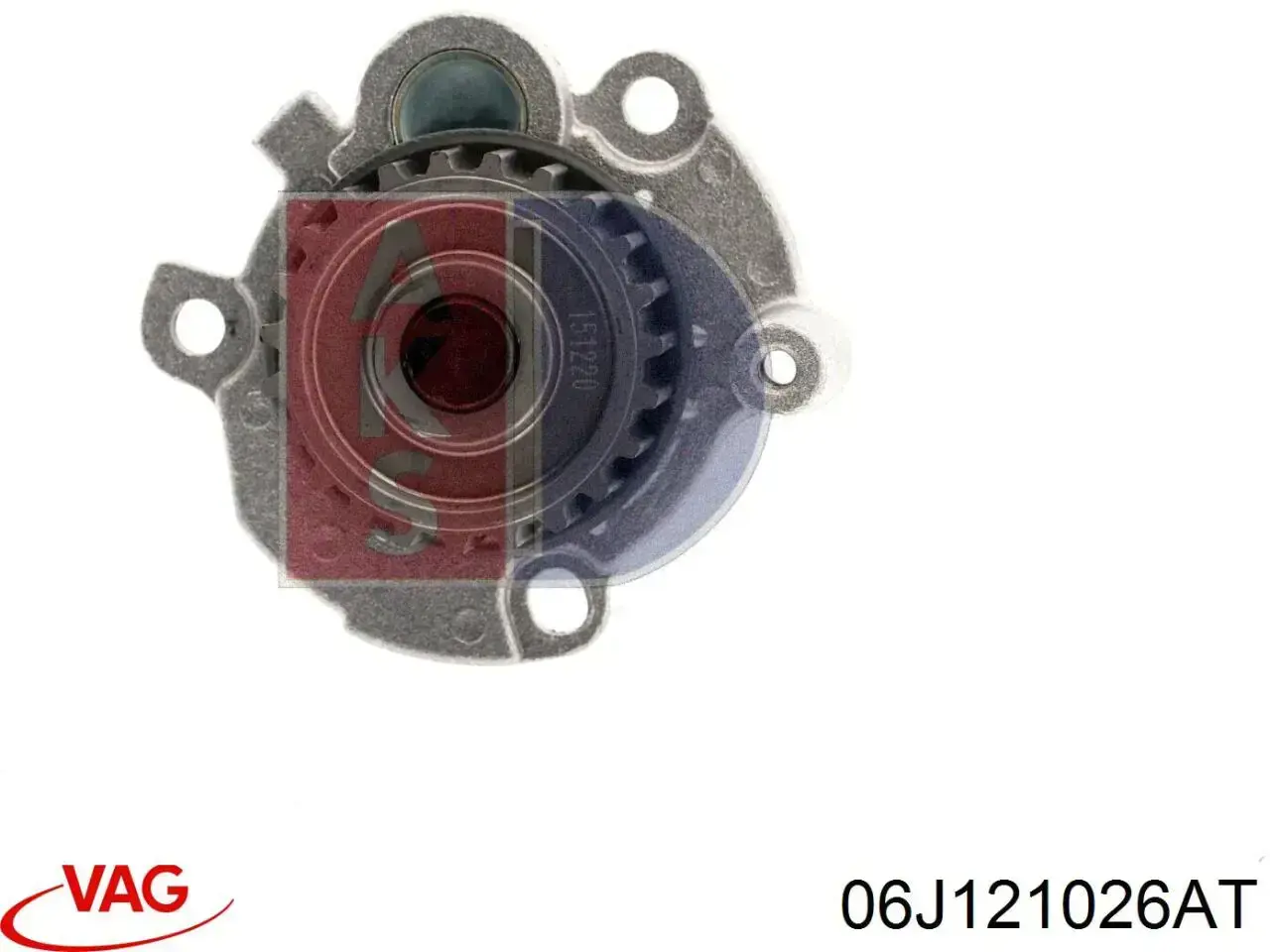 Помпа водяна, корпус VAG 06J121026AT ціна, від 137.43 USD