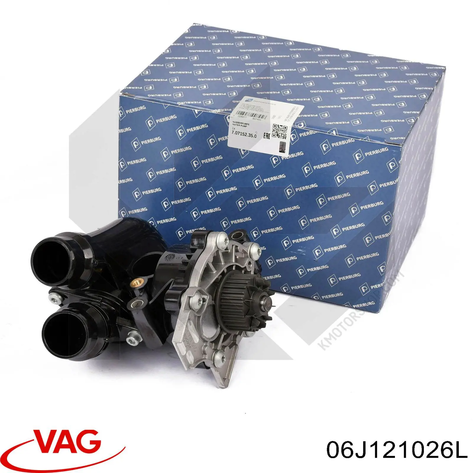 Помпа водяна (насос) охолодження, в зборі з корпусом 06J121026L VAG