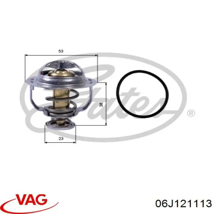 Автомобільний термостат VAG 06J121113 ціна, від 19.27 USD