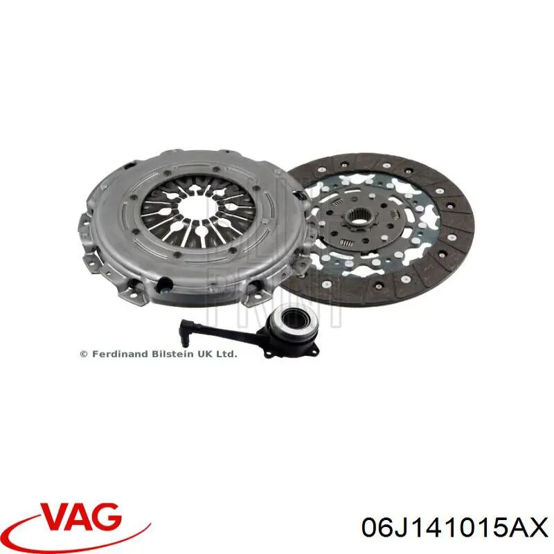 Купити 06J141015AX VAG Комплект зчеплення (диск, корзина, підшипник)
