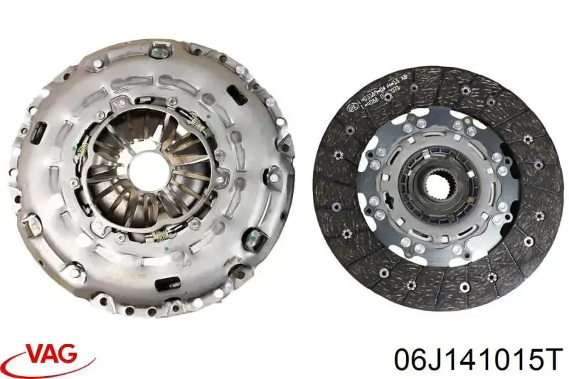 Комплект зчеплення (3 частини) VAG 06J141015M ціна, від 312.52 USD