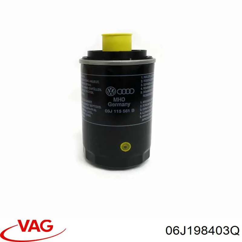 Масляний фільтр двигуна VAG 06J198403Q ціна, від 11.51 USD