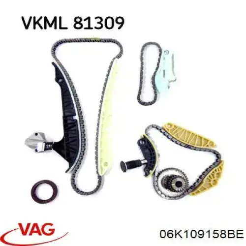 06K109158BE VAG Ланцюг приводу распредвала