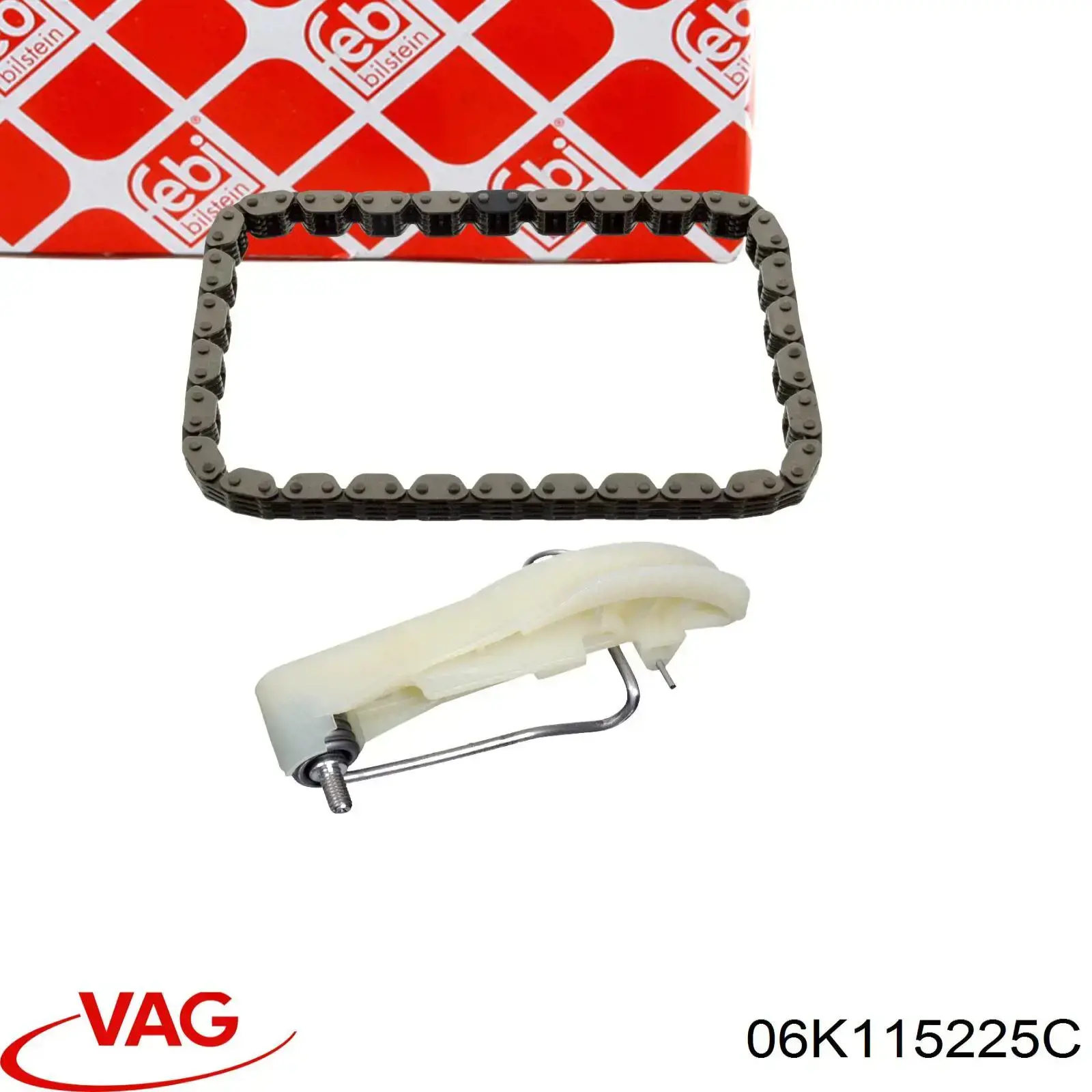 Ланцюг маслянного насосу 6K115225C VAG