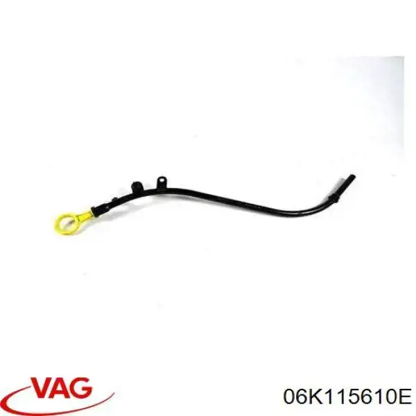 06K115610E VAG направляюча щупа-індикатора рівня масла в двигуні