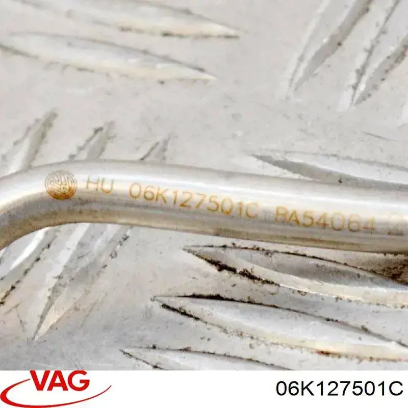 Трубка паливна, від ПНВТ до паливної рейки 06K127501C VAG