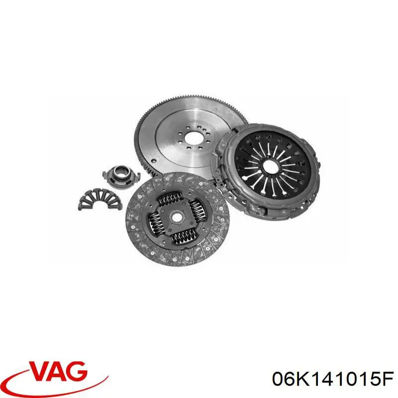 Купити 06K141015FX VAG Комплект зчеплення (диск, корзина, підшипник)