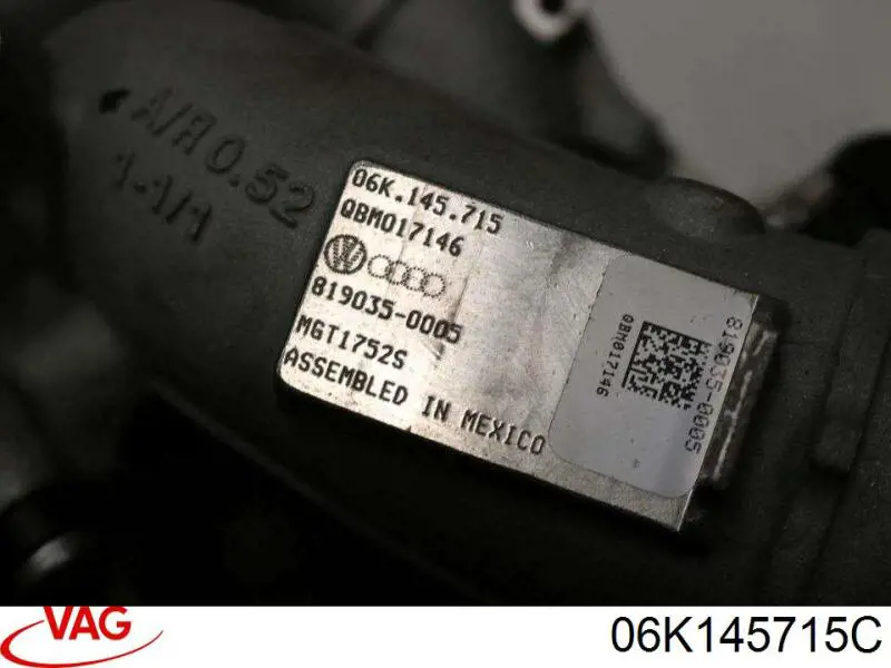 Турбіна VAG 06K145715C ціна, від 216.38 USD