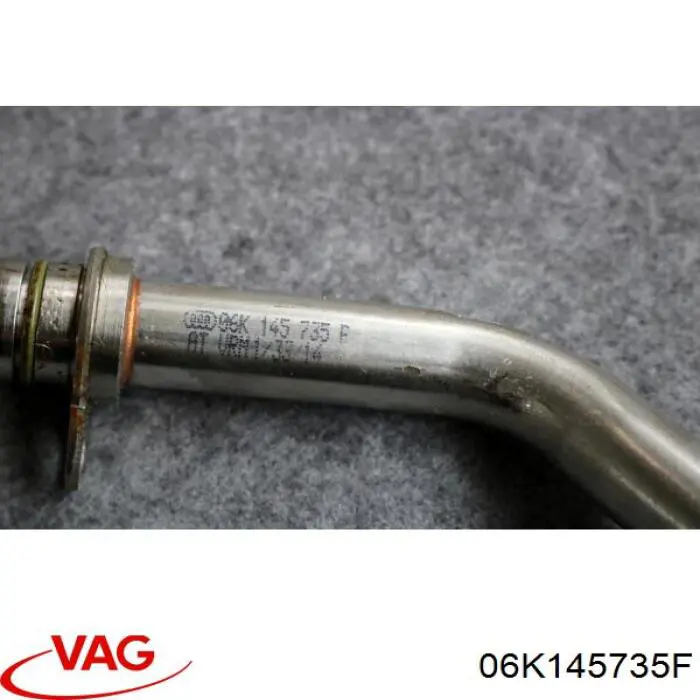 Трубка/шланг відводу масла від турбіни 06K145735F VAG